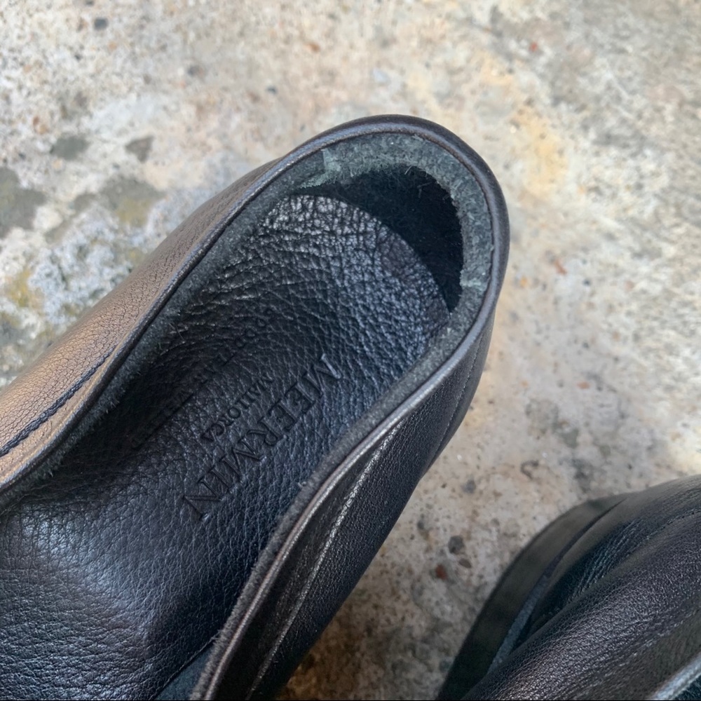 Meermin Mallorca Black Leather Horsebit Loafers - Picture 10 of 10